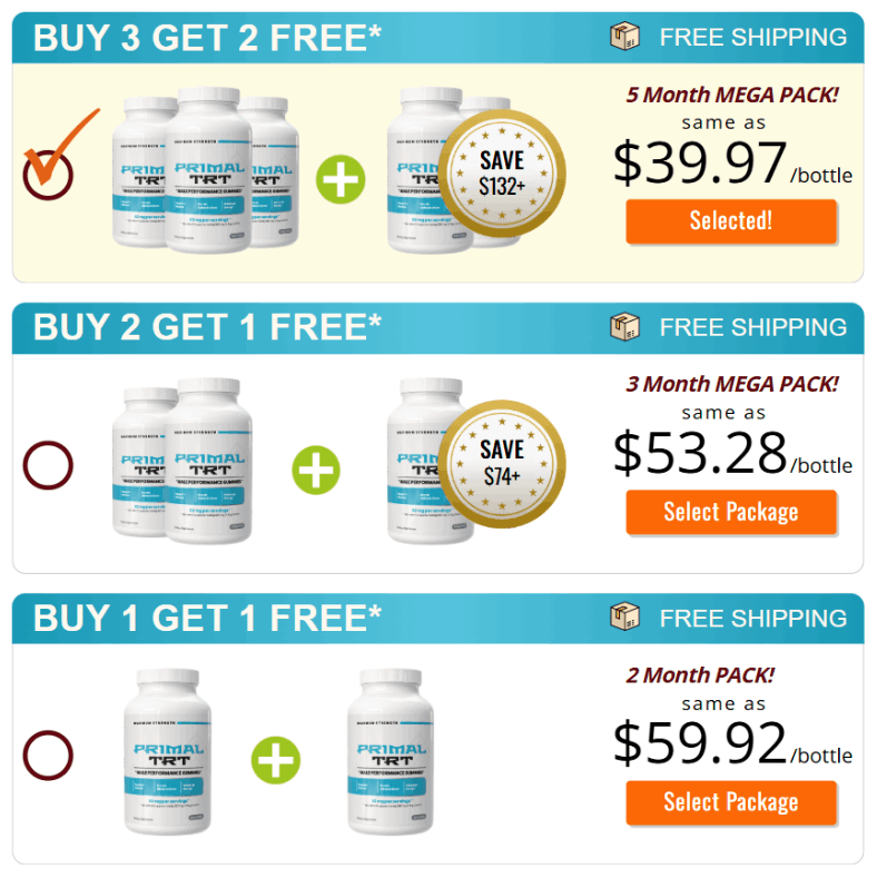 Primal TRT price